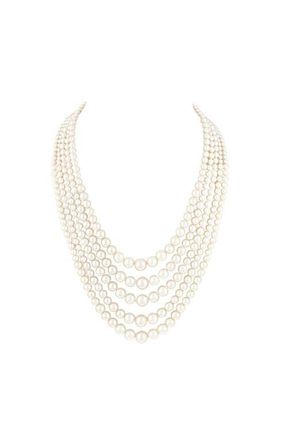 Susan Caplan Vintage Vintage 5 Strand Faux Pearl Necklace, As seen on Catherine, Princess of Wales at Nordstrom