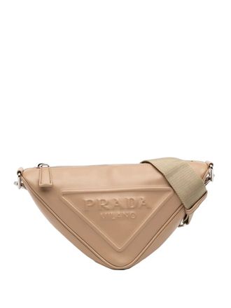 Prada 2013-2025 Grace Lux Triangle crossbody bag - Brown