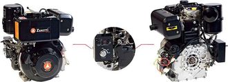 Zanetti Motor Para Generador Zanetti Diesel Zdm87ce C&oacute;nico Arranque El&eacute;ctrico