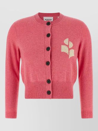 Isabel Marant newton knit cardigan ribbed cuffs hem