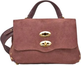Zanellato Postina Jones Nabuk Baby - - Bags - Donna - Rosso - ONE SIZE