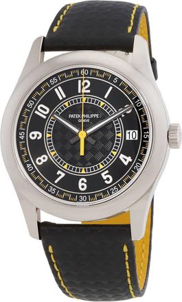 Patek Philippe Calatrava Automatic Black Dial Watch 6007G-001