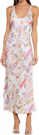 L'agence Akiya Tank Dress In Multi Baroque Toile