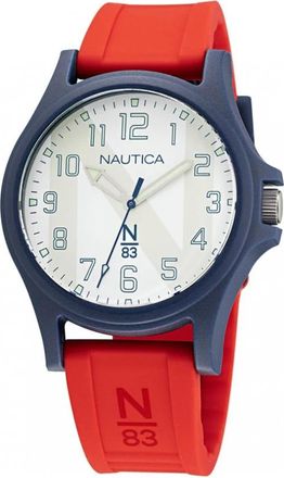 Nautica Napjss 119 Horloge - Heren - Horloges - Rood - ONE Size - Accessoires