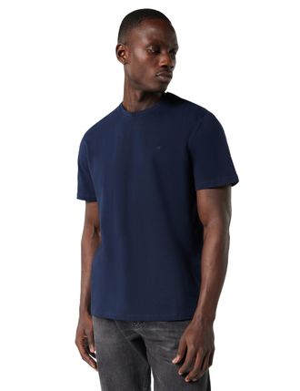 Calvin Klein Jeans Mens SS Classic Monogram TEE LV04RD254G Tees, Blue (Dark Sapphire), L
