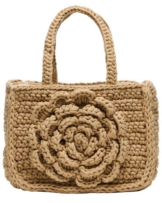 Steve Madden Small Crochet Rose Bag