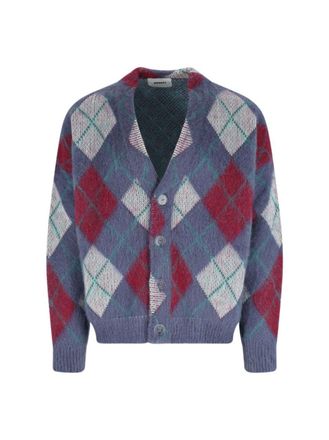BONSAI Argyle Cardigan - Multicolor