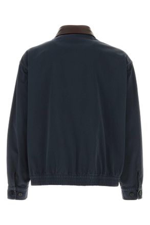 Prada Cotton Harrington Jacket - Navy
