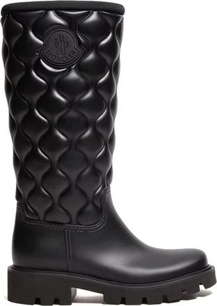 Moncler Kickstream Regenlaarzen - Dames - Regenlaarzen - Zwart - 41 EU - Schoenen