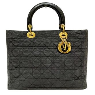 Dior Pre-owned Handbags, female, Black, Size: ONE SIZE Pre-owned Lady Dior Nylon Handbag