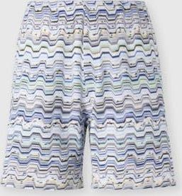 Missoni Cotton Shorts With Raschel Knit And Greek Motif in Beige& White at Nordstrom, Size Medium