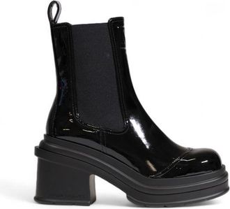 A|X Armani Exchange Black Polyester Ankle Womens Boots
