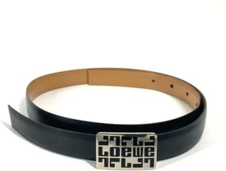 Loewe Pre-owned Belts, female, Black, Size: ONE SIZE Pre-owned Leather belts