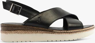 Hush Puppies Womens Hush Puppies SAPHIRA Womens Slingback Sandals Black - Size: 6