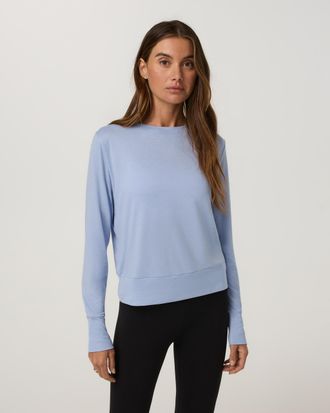 Vuori Clothing Daydream Crew Neck T-Shirt | Velvet Violet Heather | XS, Size Extra Small
