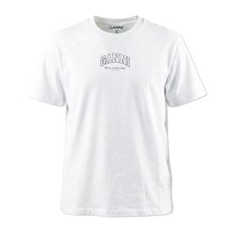 Ganni Donna, Top, Bianco, L, new