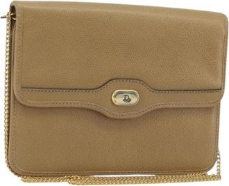 Dior Pre-owned Cross Body Bags, female, Beige, Size: ONE SIZE Pre-owned Vintage Shoulder Bag