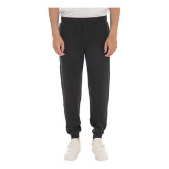 Emporio Armani Logo Series Jogger Broek - Heren - Broeken - Zwart - Maat: XL Katoen