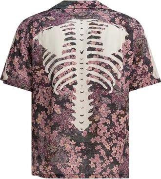 KAPITAL Camicia a fiori - Rosa
