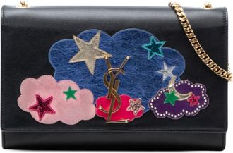 Saint Laurent Pre-owned Saint Laurent Medium Lambskin Cloud Star Patchwork Monogram Kate Crossbody Ladies CW0R3EGRWBKIPERS