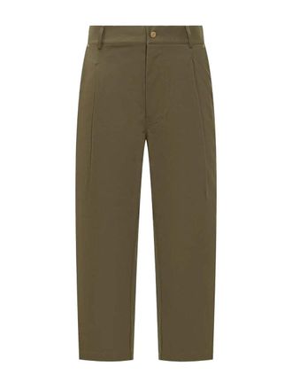 Dr&ocirc;le de Monsieur Cropped Twill Pant