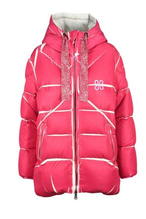Forever 21 Plus Down Jacket with Zip - Fuchsia