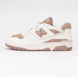 New Balance Womens New Balance 550 BBW550PF Sneaker White Pink Lifestyle Shoes TF9525