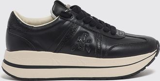 Premiata Sneakers Bethcoin in pelle e suede con logo a contrasto e suola platform