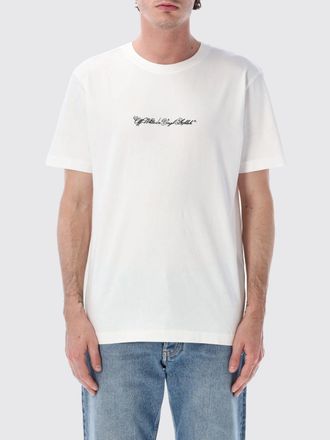 Off-white T-shirt in cotone con logo Arrow