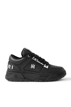 Amiri MA-1 Embellished Full-Grain Leather Sneakers