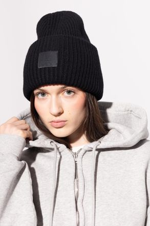 Acne Studios Cap With Logo Patch, Unisex, Black