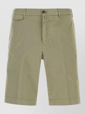 Pantaloni Torino stretch cotton bermuda shorts belt loops