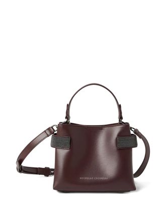Brunello Cucinelli mini crossbody bag - Brown