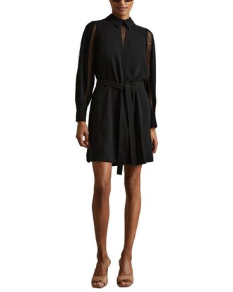 Reiss Reema Short Lace Flippy Dress