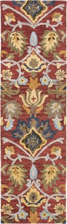 Safavieh Alfombra Lana Rojo / Multi 69 X 244 cm