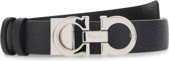 Ferragamo VIT Eram Mirto Riem - Dames - Riemen - Blauw - 85 CM - Leer - Accessoires
