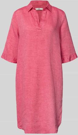 0039 Italy 0039 Italy Knielanges Leinenkleid Modell DERRY in Rot, Gr&ouml;&szlig;e XXL