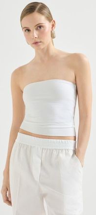 Brunello Cucinelli Bandeau top in White at Nordstrom, Size 3X-Large Eu