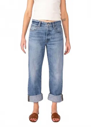 Edwin Denim Sawyer Boyfriend Jeans In Solano