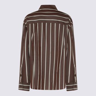Rag & Bone Womens Shirts Cream-Brown _100 % Co