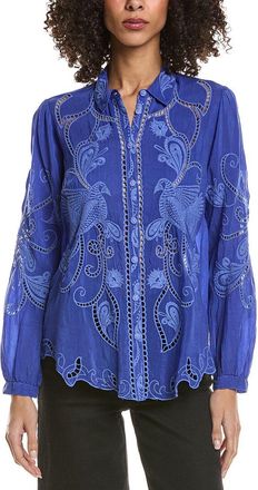 Johnny Was Chryssie Camp Shirt