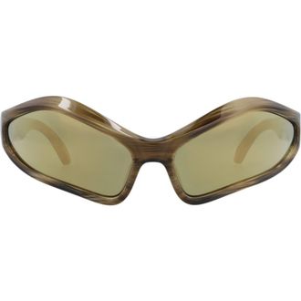 Balenciaga 77mm Cat Eye Sunglasses in Havana Havana Bronze at Nordstrom Rack