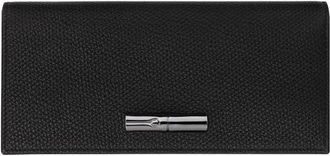 Longchamp Le Roseau Long Continental Wallet in Black at Nordstrom