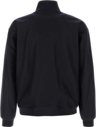 Jil Sander Mens Midnight Blue Wool Jacket 402 Exterior: Giacche E Gilet