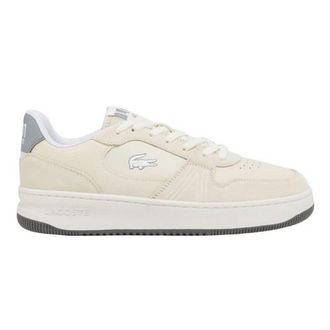 Lacoste Dames/Dames Leren Trainers (Wit/Grijs)