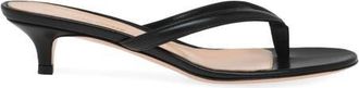Gianvito Rossi Calypso Thong in Black Lamb Leather at Nordstrom, Size 41.5