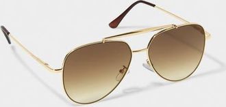 Katie Loxton Bali Sunglasses in Gold Metal at Nordstrom