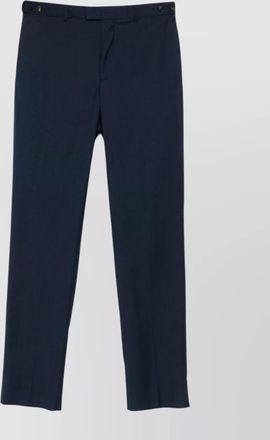 Emporio Armani tailored wool trousers featuring adjustable elements