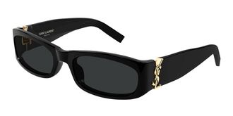 Saint Laurent SL M152/F Asian Fit 001 Mens Sunglasses Black Size 57