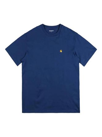 Carhartt Work in Progress Chase logo-embroidered T-shirt - men - Cotton - S - Blue